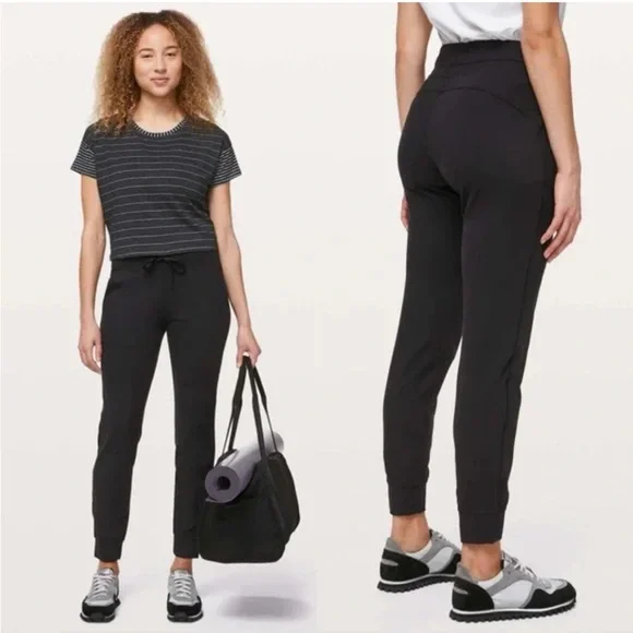 Lululemon Ready To Rulu High Rise Joggers Pant *29" Black Size 12 - Picture 2 of 15